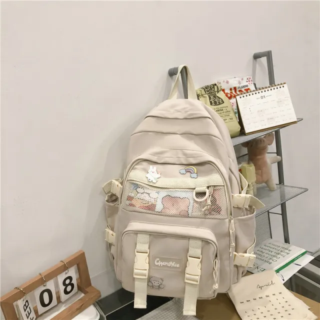 Students' New Large capacity Forest Backpack White - Shop at LoveMi