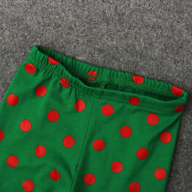 Girls' Christmas Skirt Suit Deer Long-sleeved Trousers Two-piece Suit