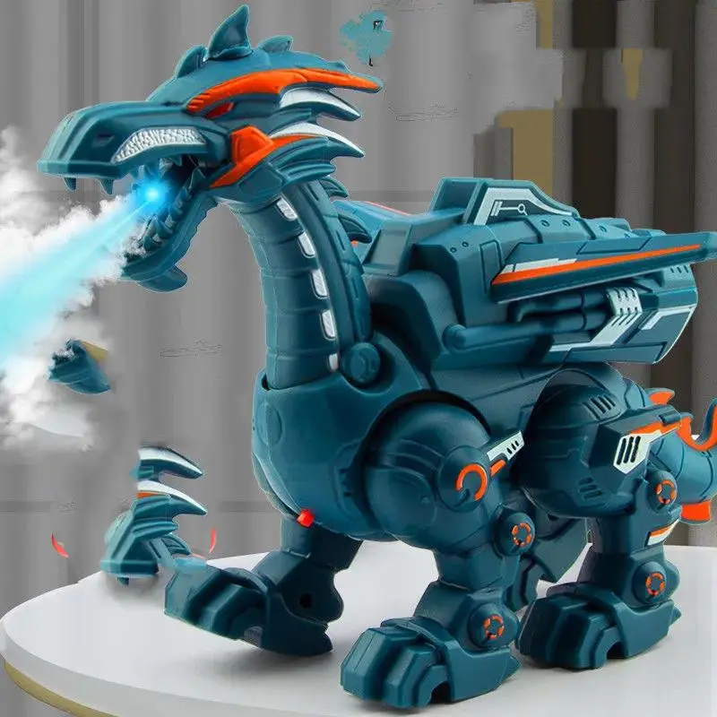 Electric Spray Mechanical Dinosaur Toy Model Multifunctional