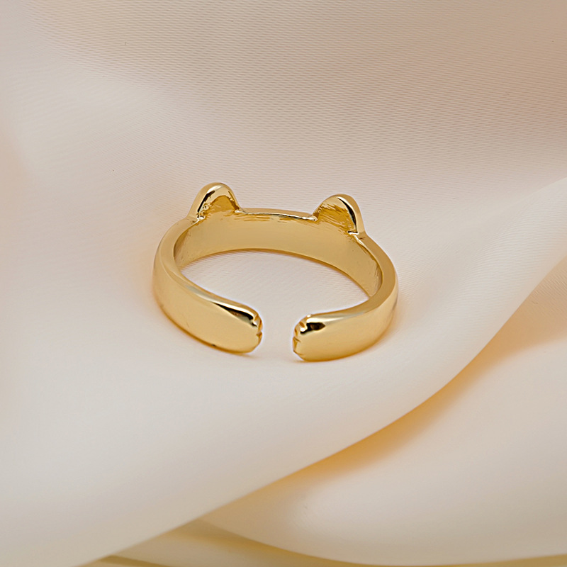 Korean Version Of Cute And Playful Cat Ear Ring