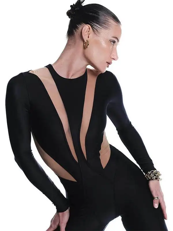 Women's Round Neck Long-sleeve Color Trend