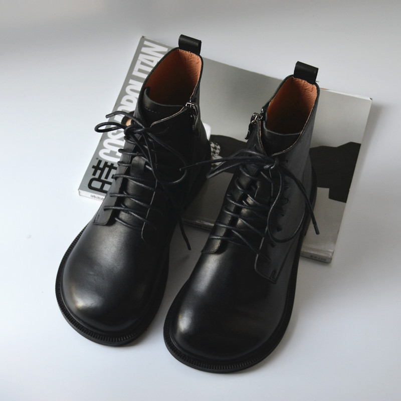 Fashion Leather Eight Hole Big Toe Martin Boots