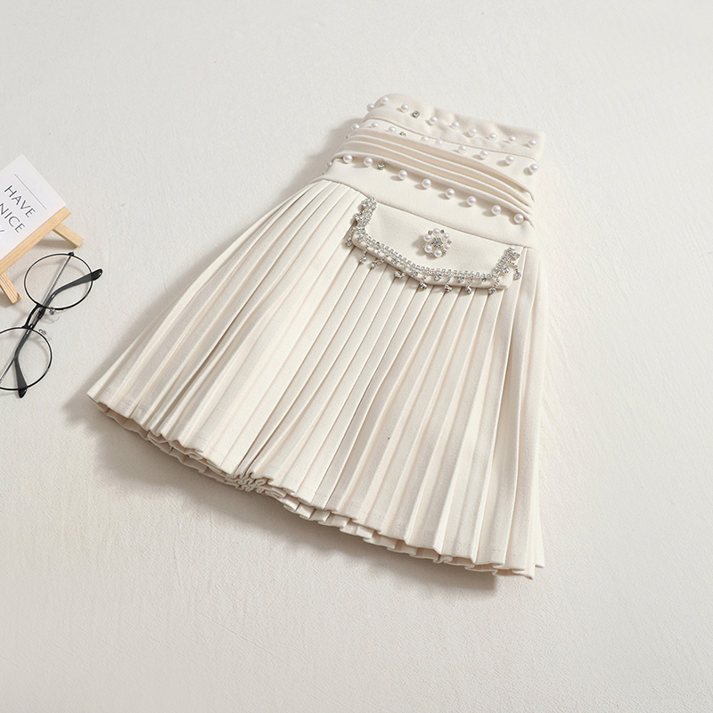 Women's Thin Beaded Fashion Skirt