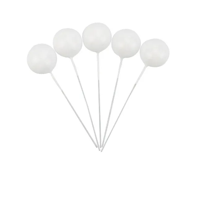 Candy colored Decorative Round Ball Glossy Ornaments White - Shop at LoveMi