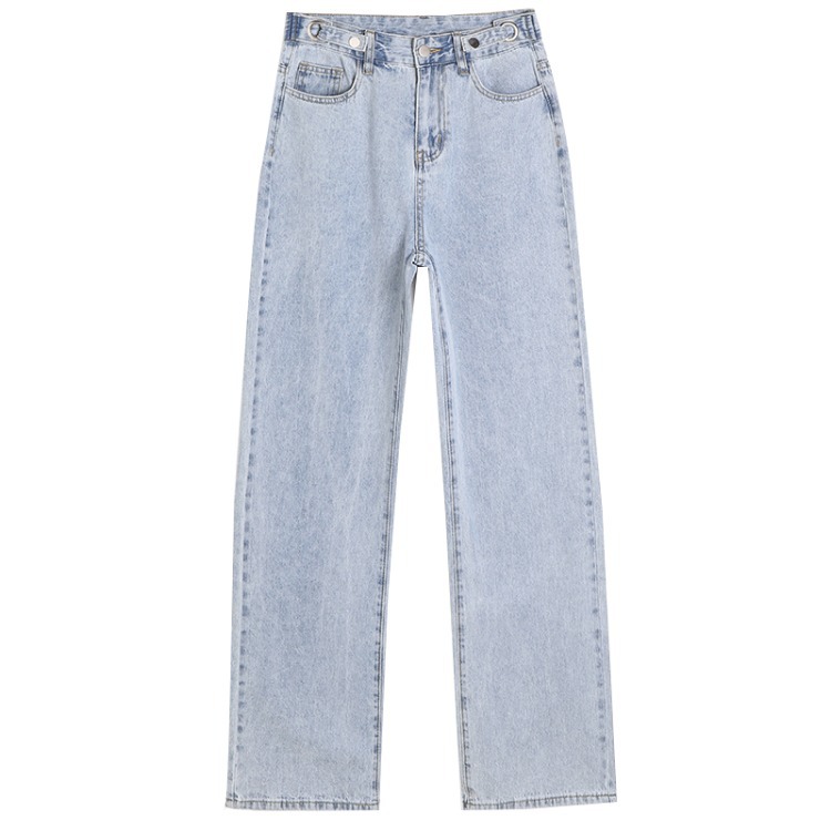 The New Female Students Are Thin, Straight Wide-leg Mopping Pants Trend