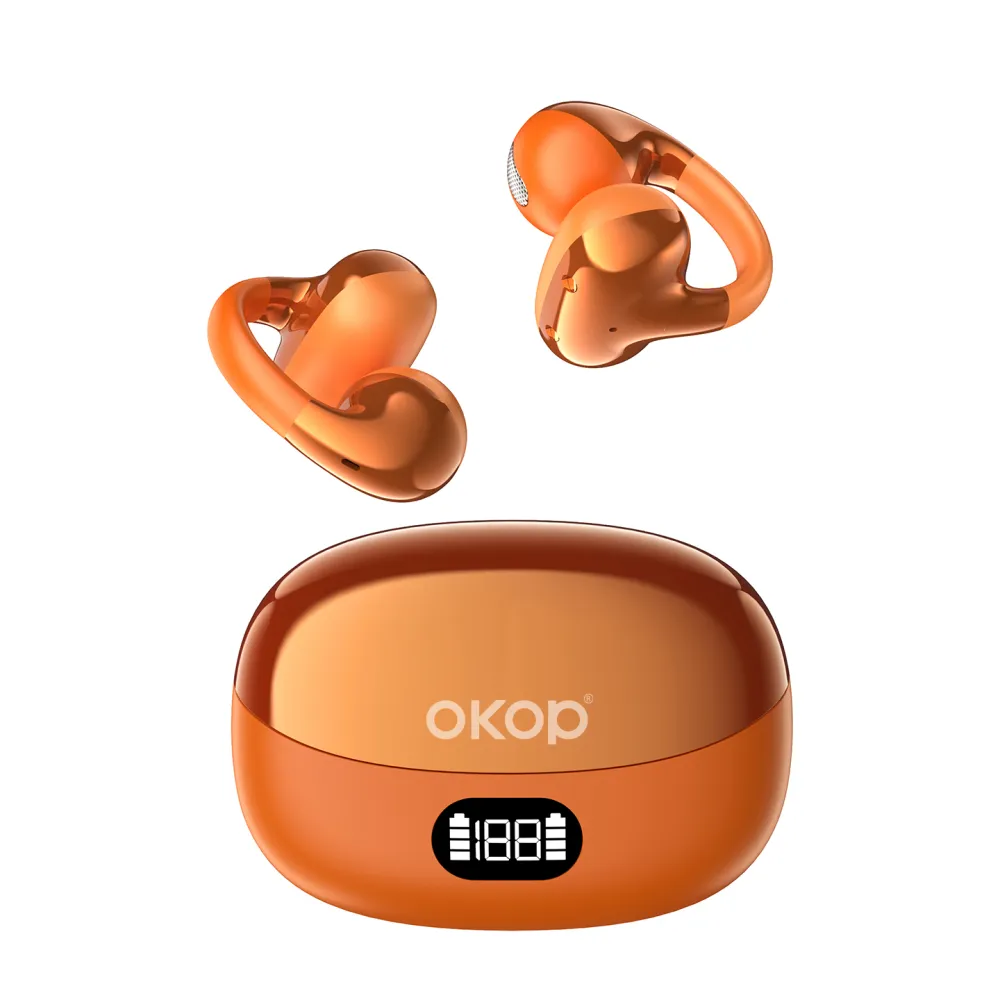 KP-225 Best-selling Wireless Bluetooth Ear-Clip Headphones Long Battery Life High-Quality Audio Low Latency For Music Gaming Factory Direct In Stock