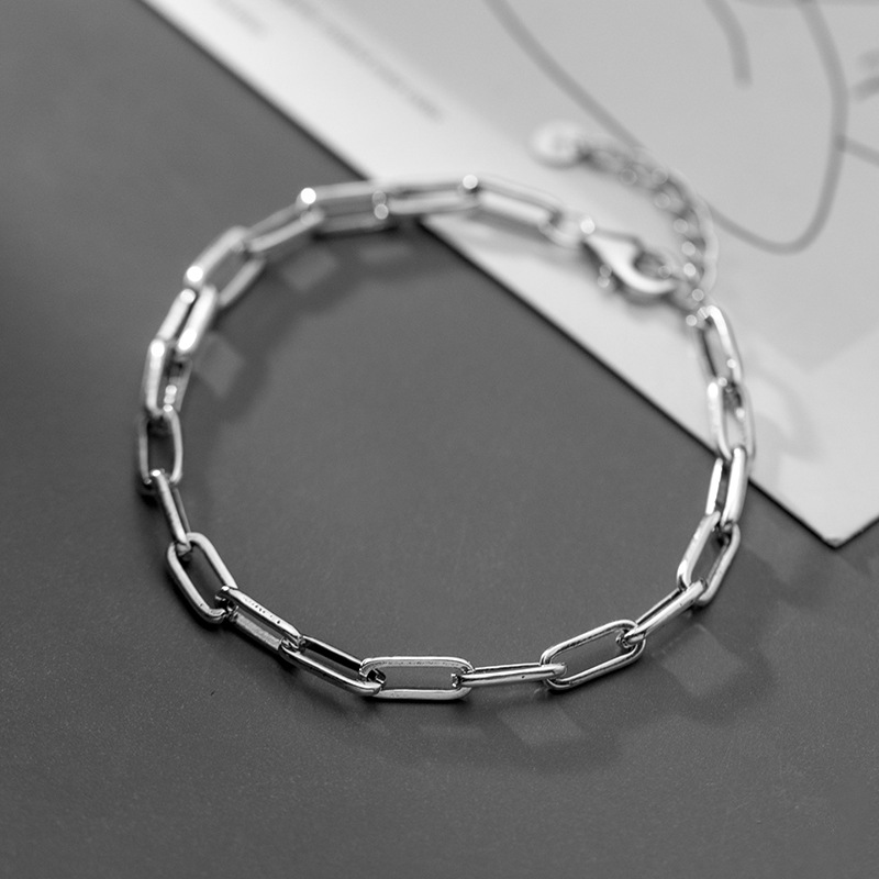 S925 Silver Bracelet Female Japanese And Korean Style Simple