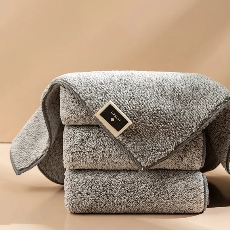 Japanese Style Bamboo Charcoal Towel Fine Fiber