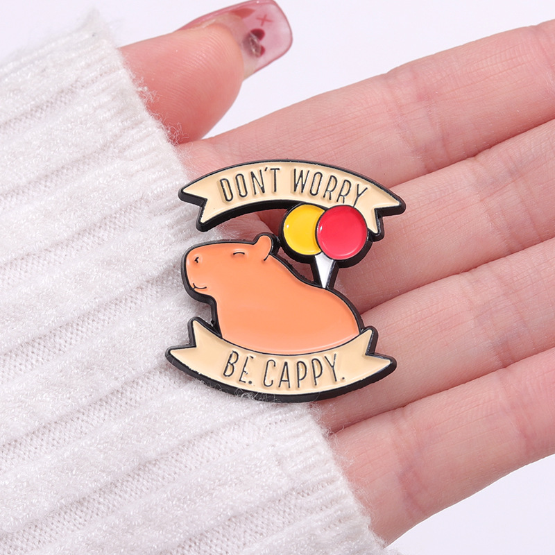 Title 5, Cartoon Animal Modeling English Letter Brooch