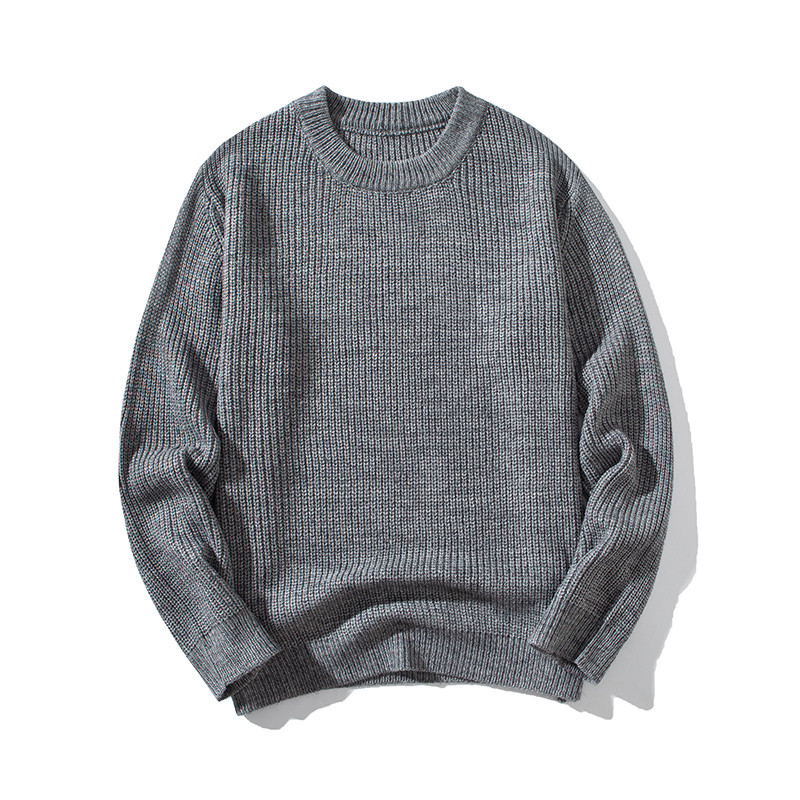 Knit Sweater Men's Autumn New Round Neck Sweater