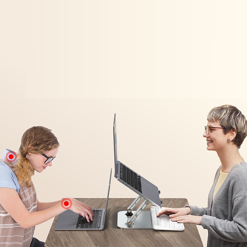 Laptop Double Arm Support Foldable And Portable Bracket - Image 9