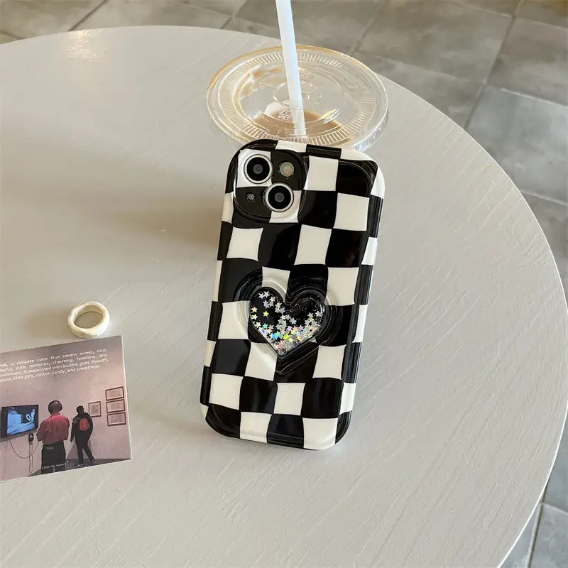 Quicksand Love Chessboard Checker Phone Case