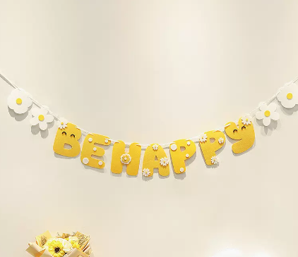 Behappy yellow daisies