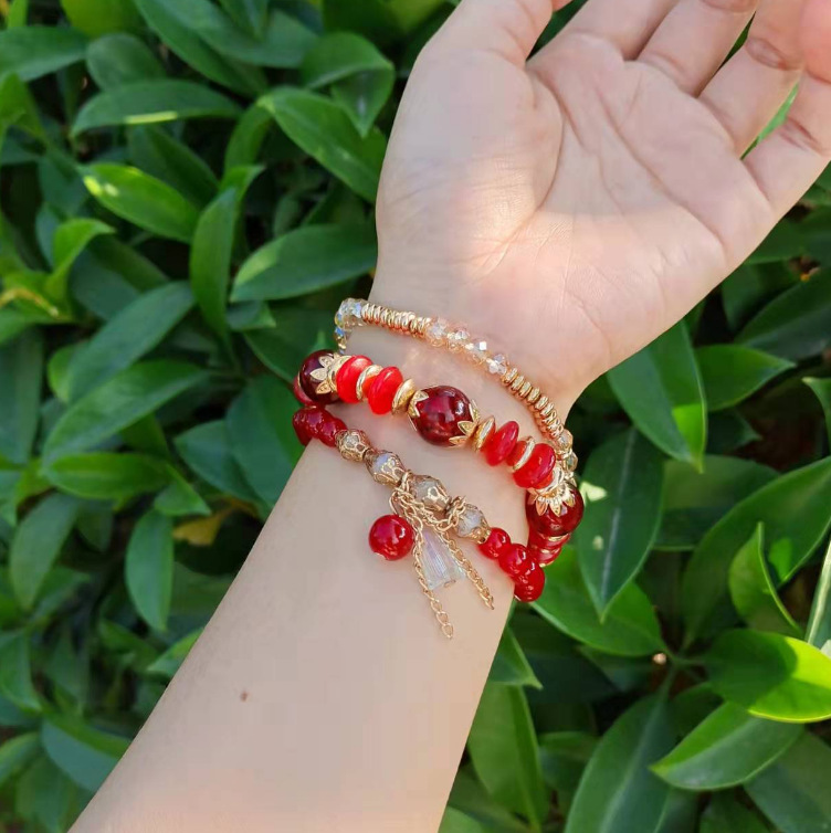 AppleWatch Elastic Beaded Bracelet Strap Wristband - Image 14