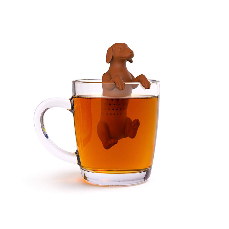 Title 1, Silicone Creative Cartoon Pet Shape Tea Leak