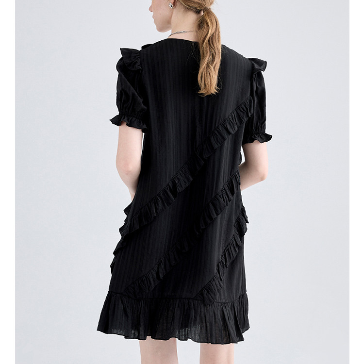 V-Neck High-Waist Midi Dress, picture 3 of 5