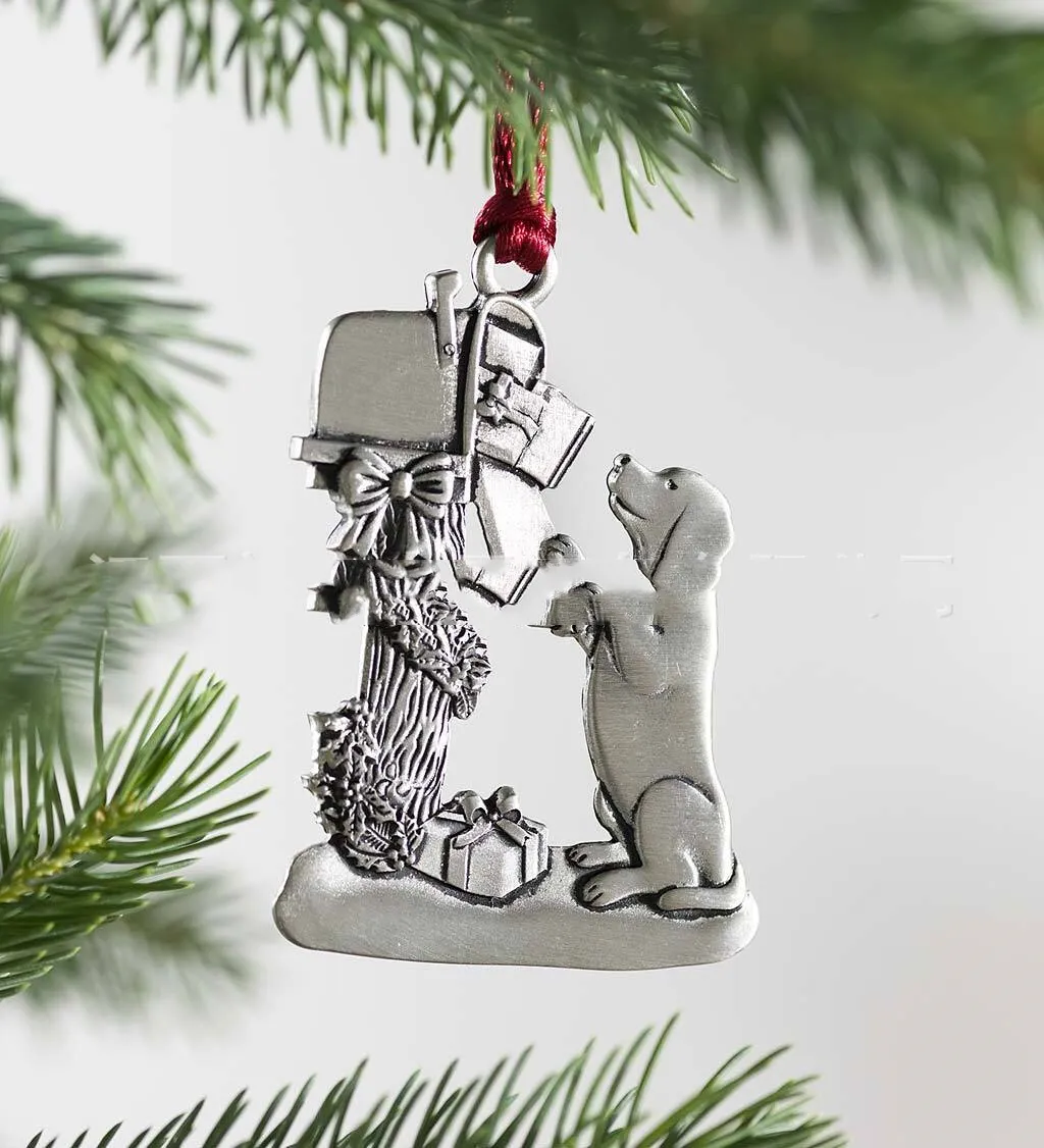 Christmas Pure Tin Christmas Tree Ornaments – image 10