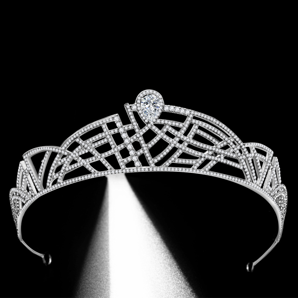 Fashion New Zircon Bridal Tiara