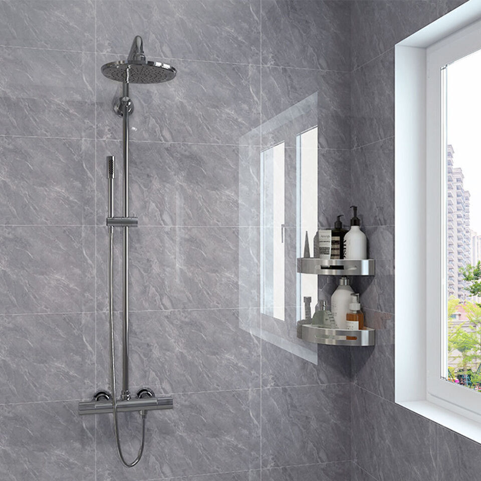 10x Marble Tiles Sticker Self-Adhesive Stick On Kitchen Home Wall Bathroom — image 5
