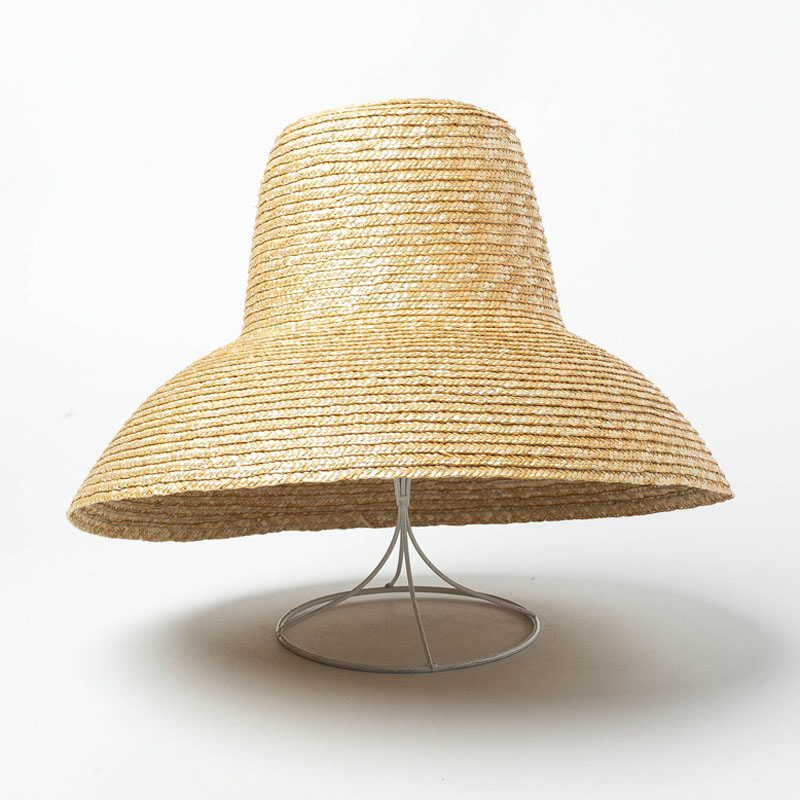 Title 7, Vintage High Top Big Brim Straw Hat