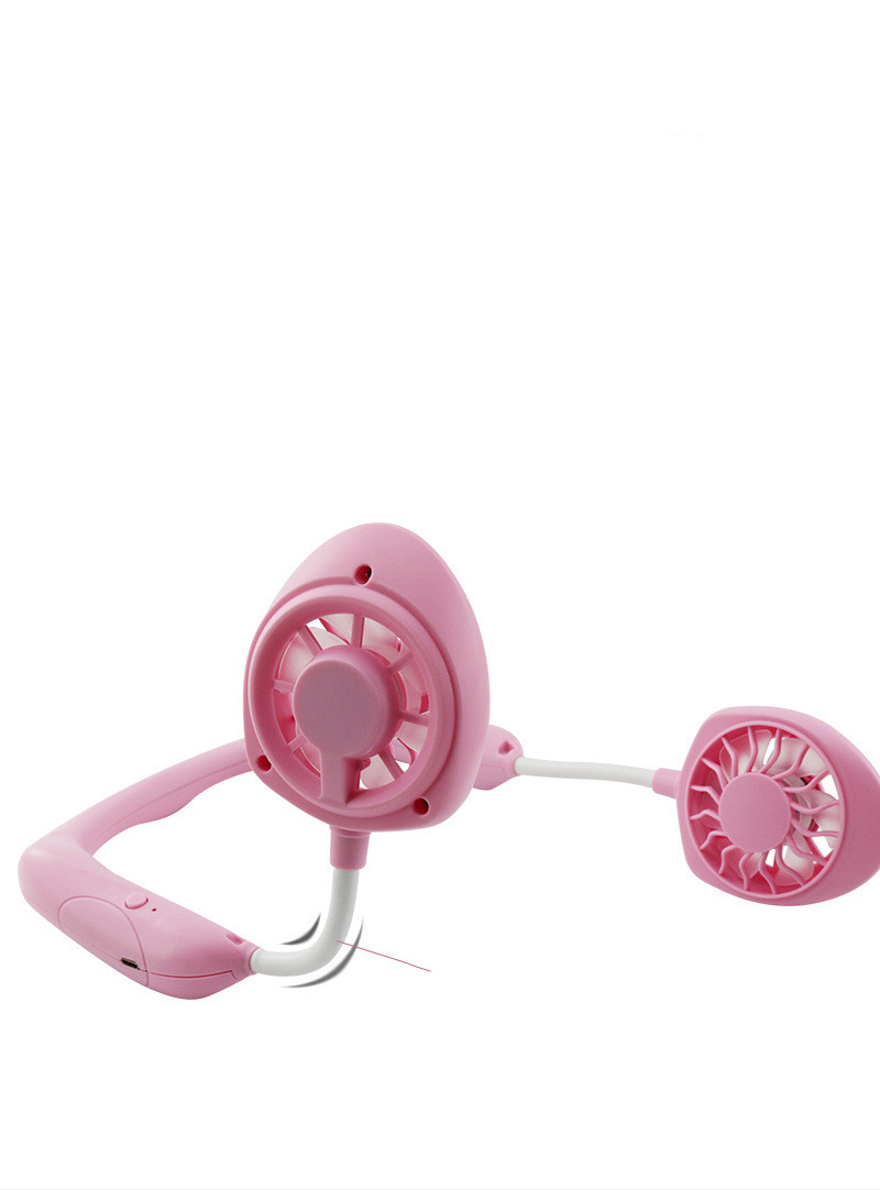 Lazy hanging neck fan wearable sports fan USB charging