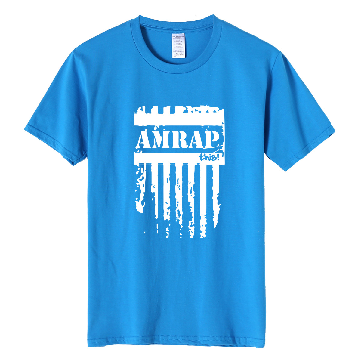 Title 12, T-shirt de sport pour homme à col rond AMRAP St...