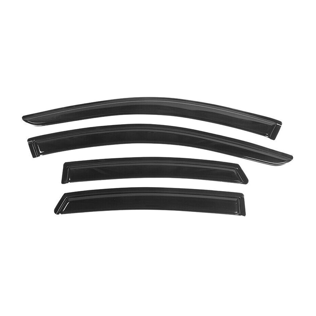 For N Issan 2013-2018 Altima Sedan Window Visors Rain Sun Guard Vent 4 Pieces Set