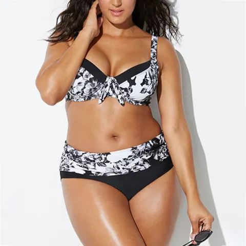New Plus Size Bikini Swimsuit