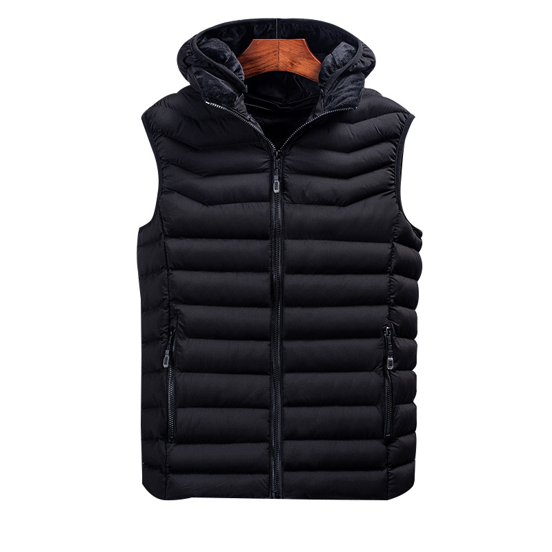 Men's Vest Autumn And Winter Korean Fashion Down Cotton Plus Fertilizer