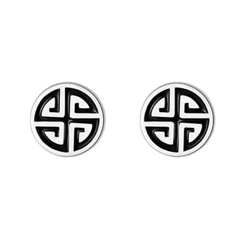 2026 Hot Trend Men Fashion Ear Studs, Premium High Grade All-Match Daily Wear Earrings, Retro Vintage Chic Clip Earrings For Trendy Women