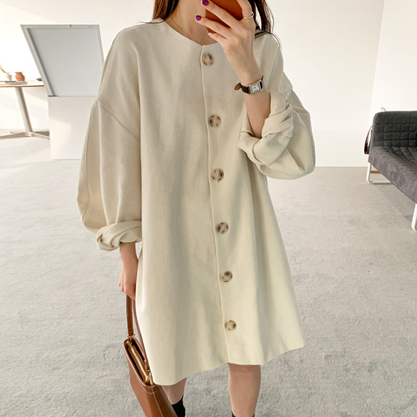 Women's Solid Color Versatile Simple Dress