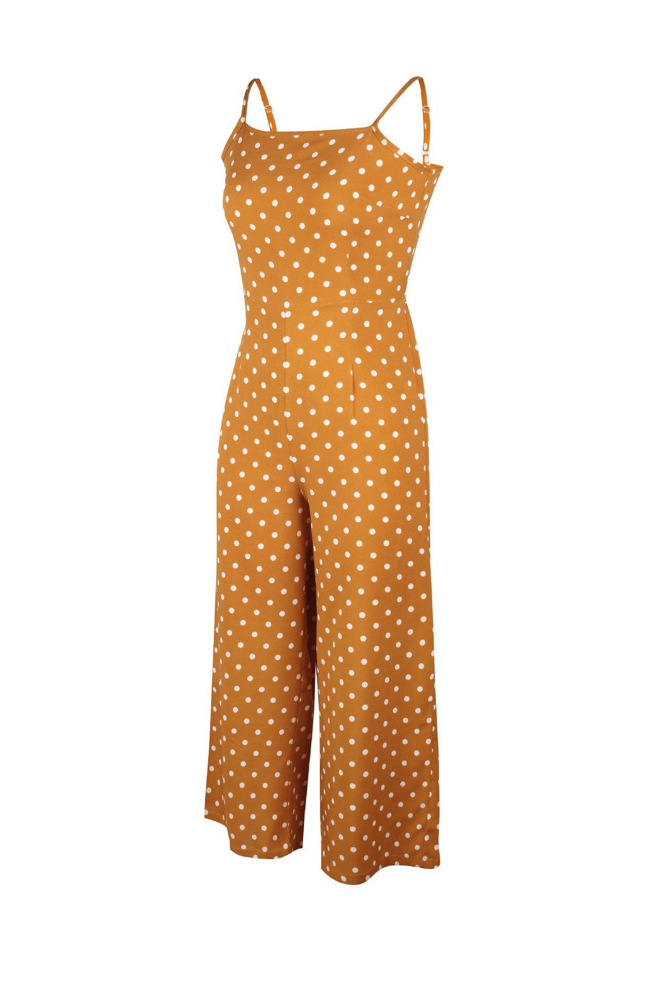 Title 5, Polka Dot Sling Sexy Backless Straight Jumpsuit...