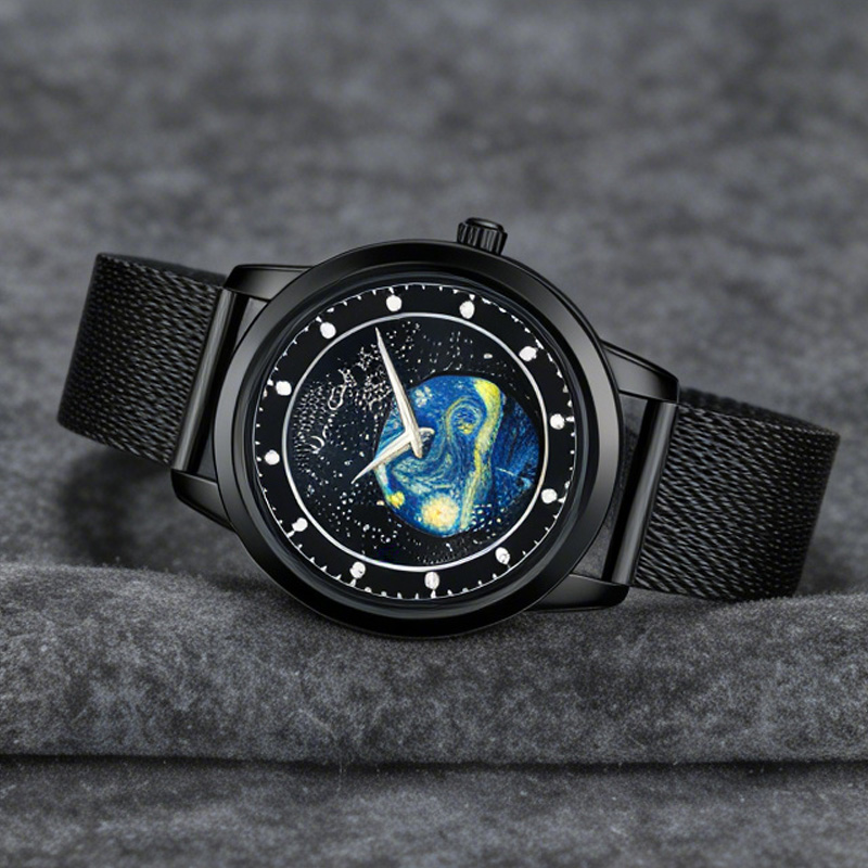 Van Gogh Quartz Wrist Watch The Starry Night Series 4
