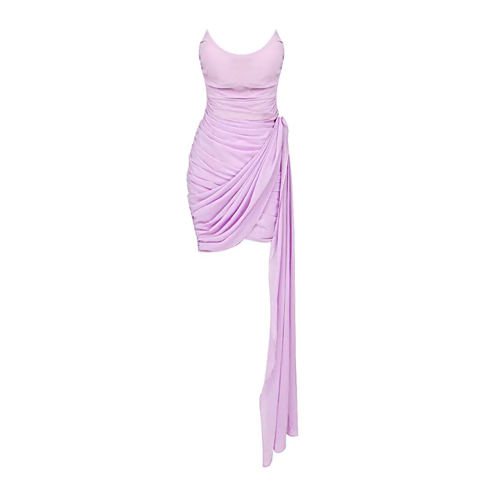 Design Slim Fit Slimming Hip-wrapped Dress Women