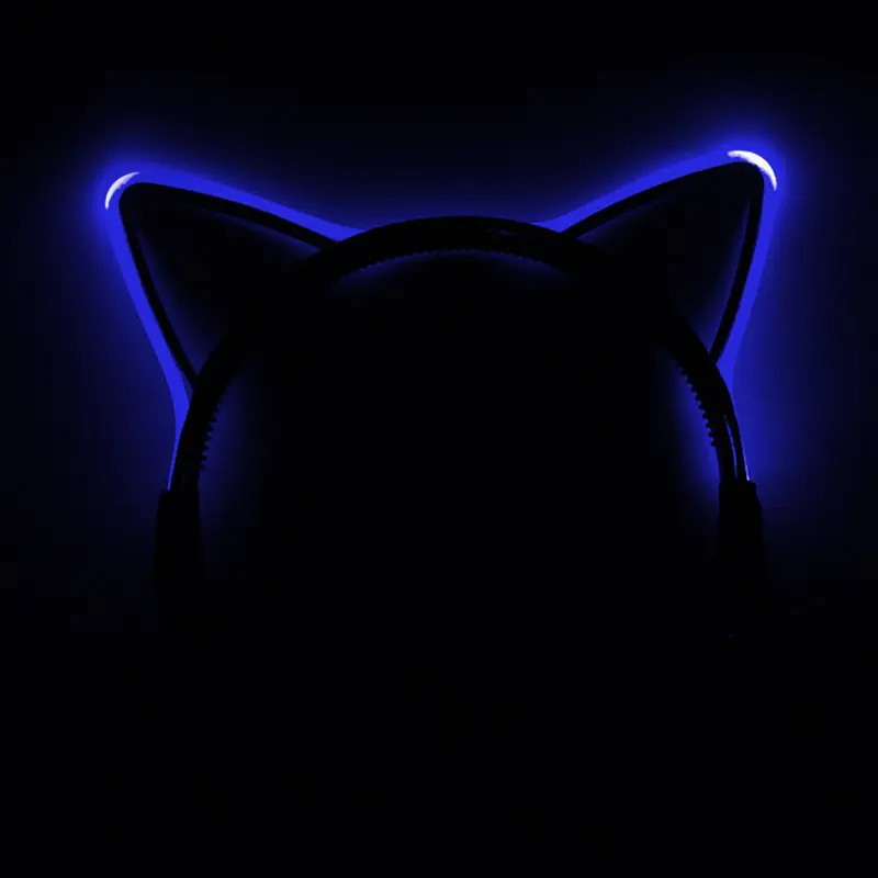Cool Light Hair Hoop Halloween Led Cat