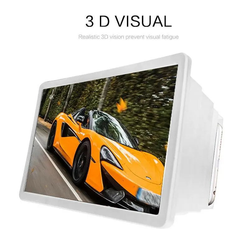 White Mobile Phone Screen Magnifier, Bringing