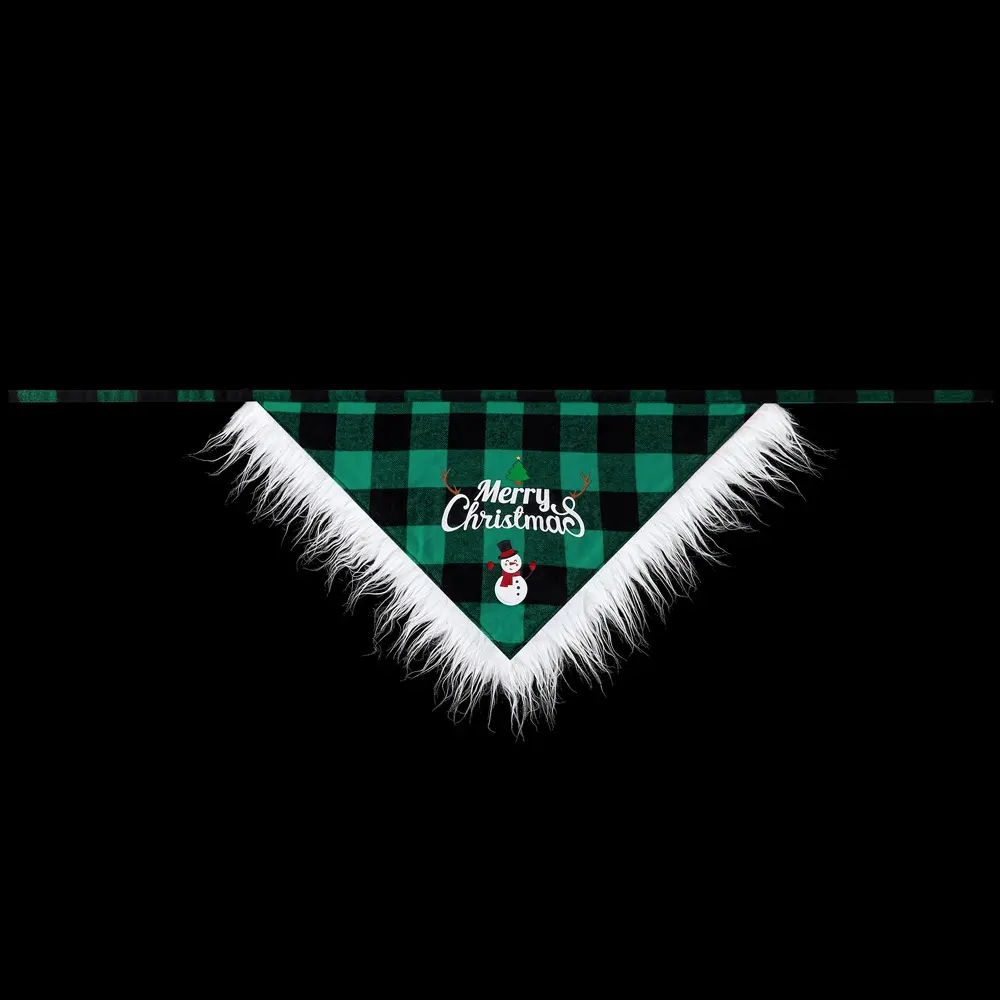 Dog Scarf Lace Christmas Pet Dog Bandana