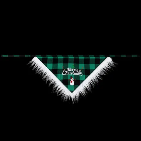 Dog Scarf Lace Christmas Pet Dog Bandana