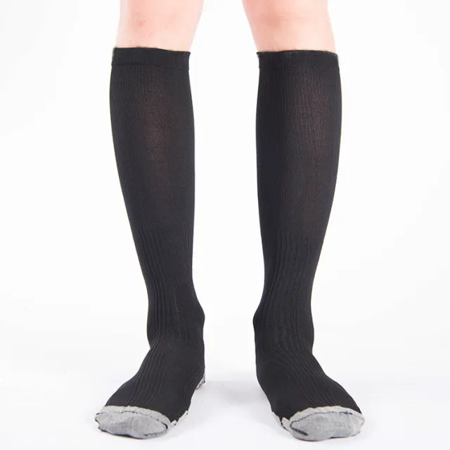 Long Compression Marathon Outdoor Sports Socks Black - Shop at LoveMi