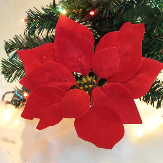 Christmas Ornaments Tree Small Pendant Accessories Christmas Flower - Shop at LoveMi