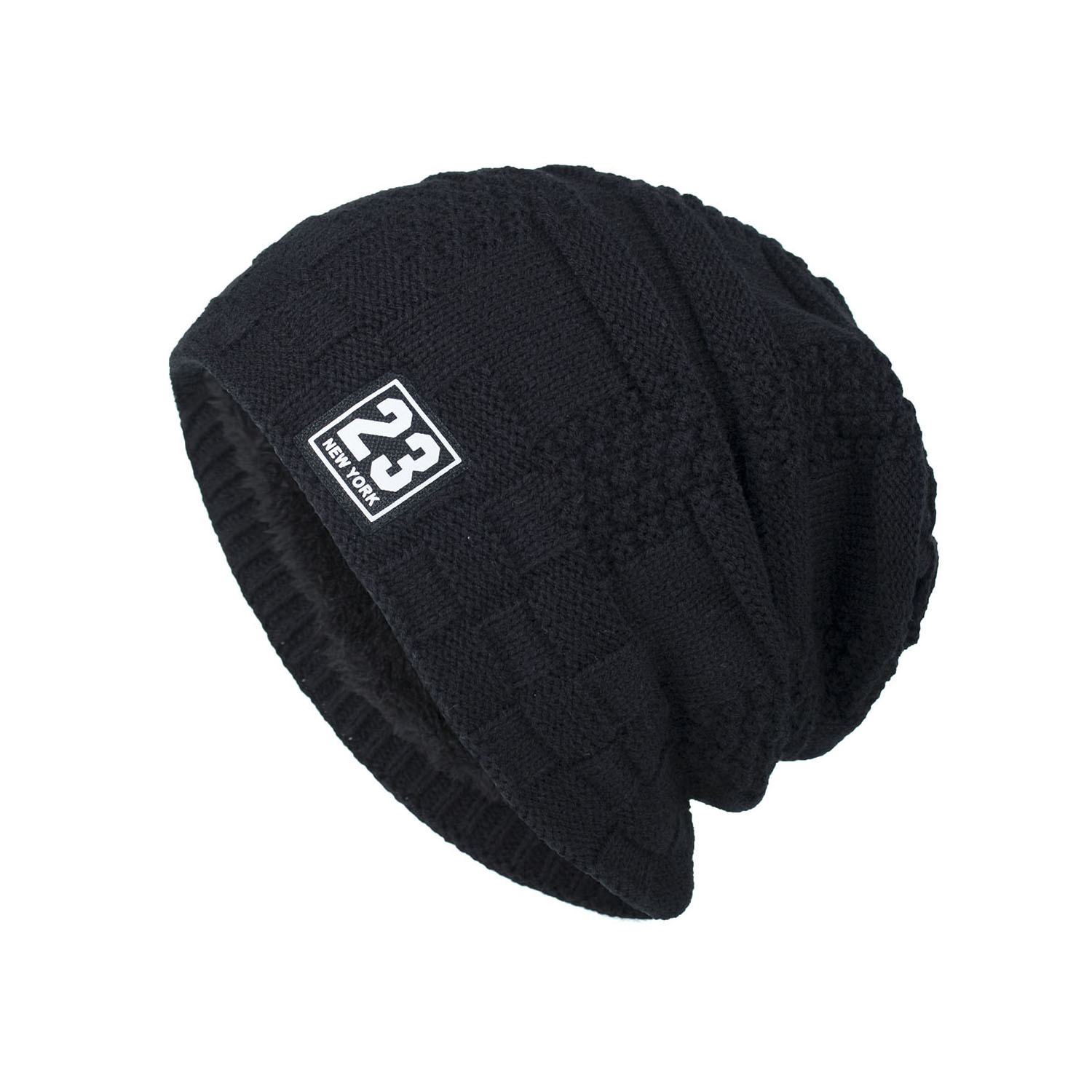 Women's Outdoor Warm Thickened Fleece Pullover Knitted Woolen Hat — foto 7