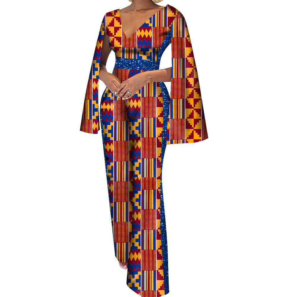 Women’s Cotton Ethnic Batik Print Jumpsuit