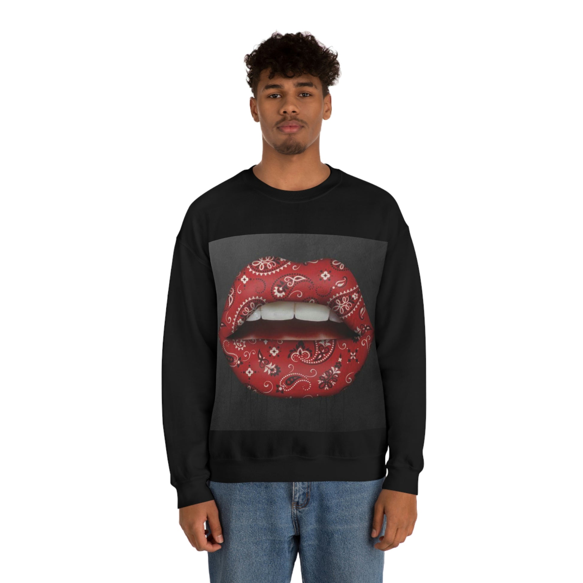 Men's Loose Casual Printed Sweater