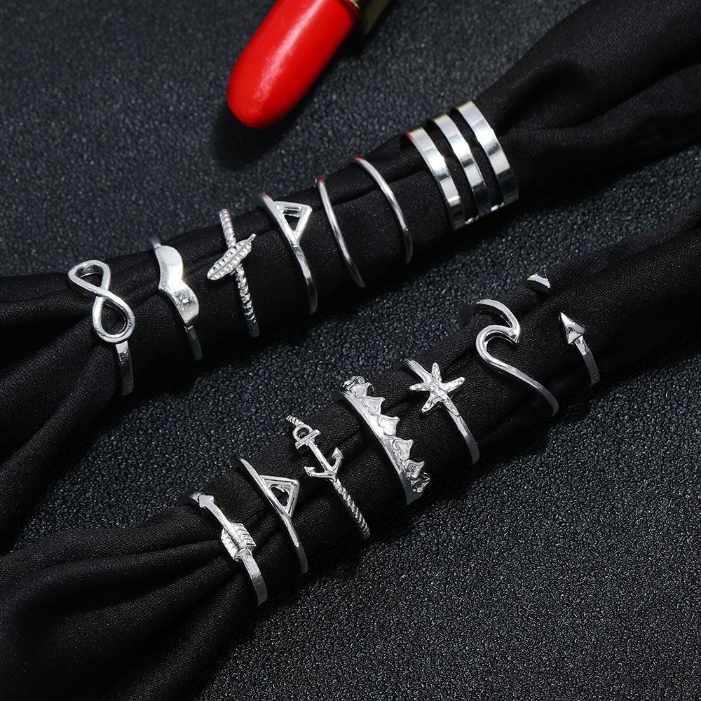 Silver Combination Ring Set - Image 2 of 5