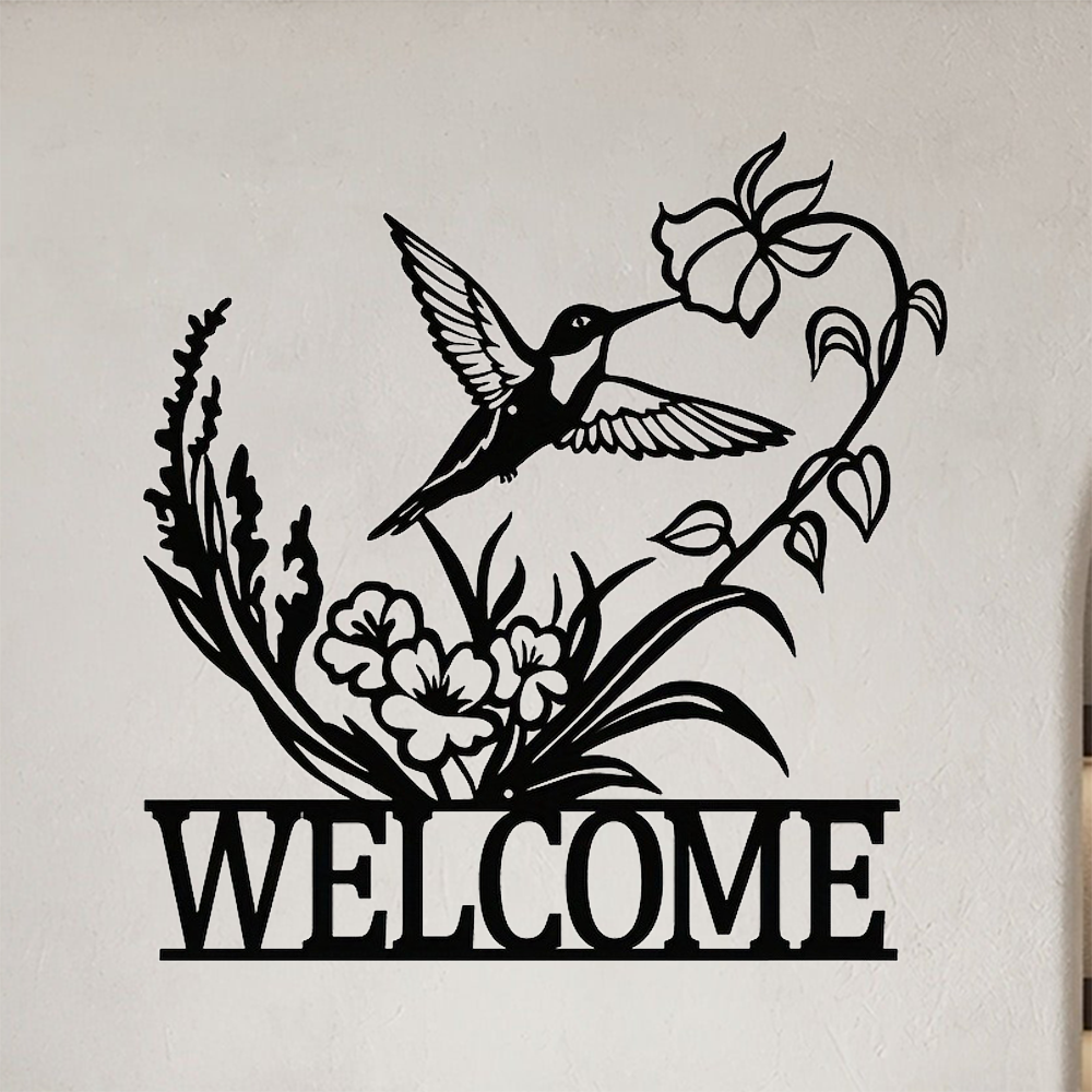 Vintage Metal Wall Art Hanging Set For Home
