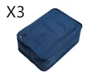 Dark Blue 3Pcs