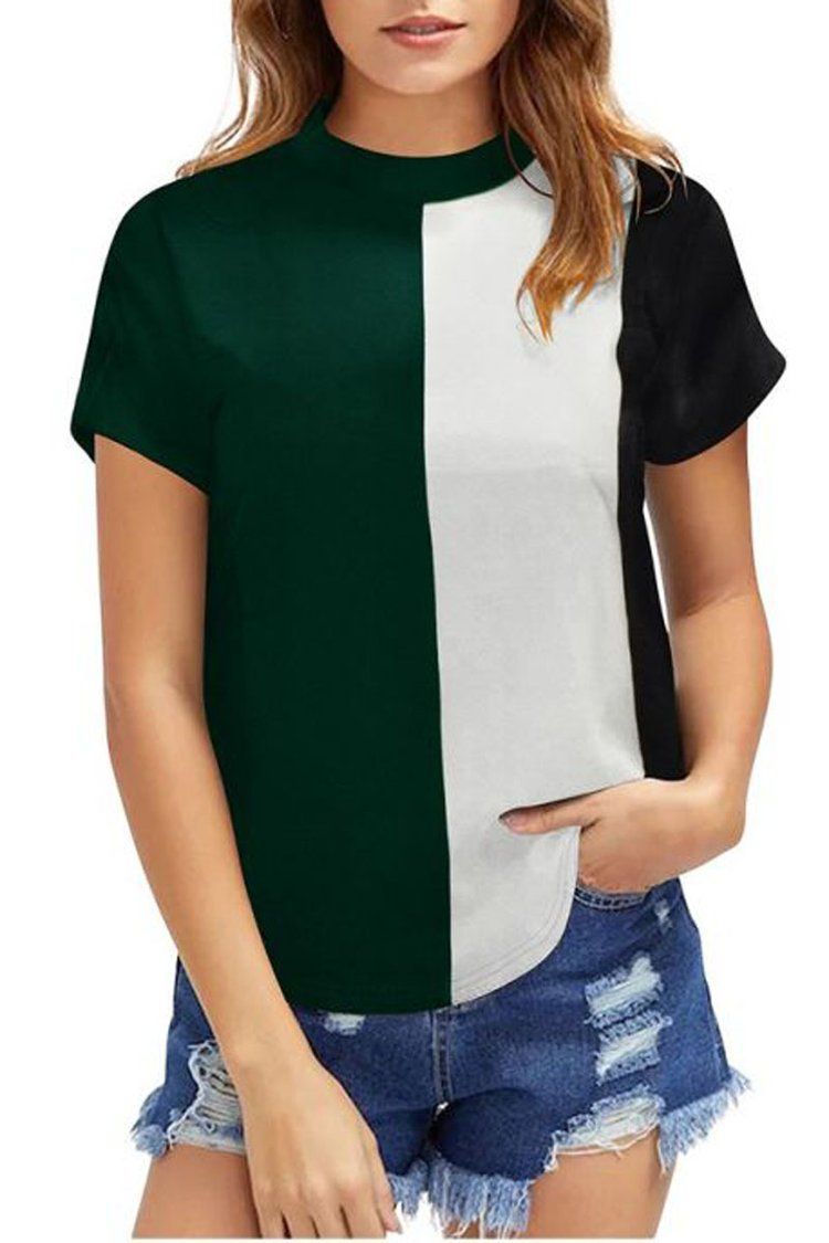 Printed Women's Street Short Sleeve Sports T-shirt Top