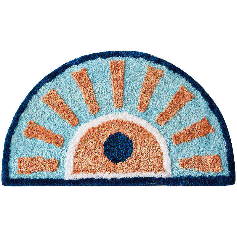 Thickened Non-slip Carpet Bathroom Toilet Toilet Door Mat - 3