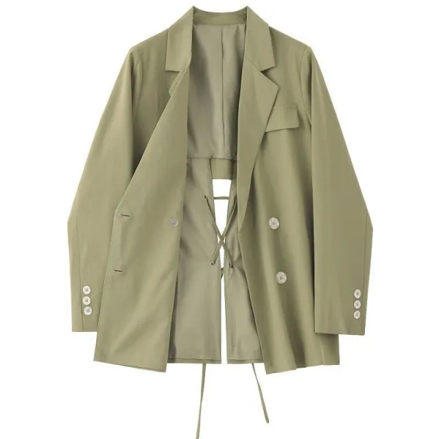 Spring Temperament Style Suit Coat Green - Shop at LoveMi