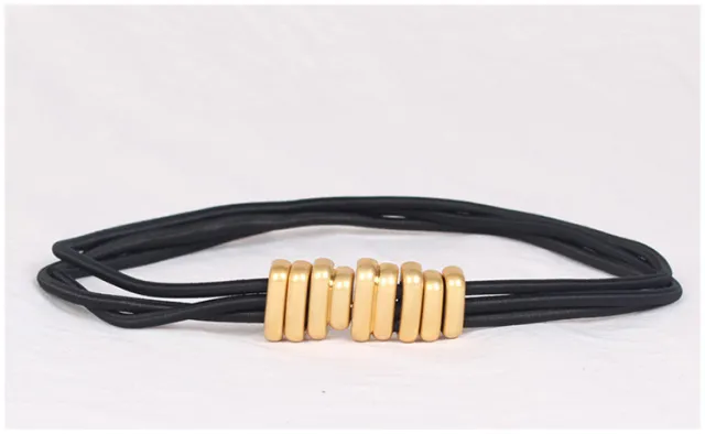 Buckle Accessories Elastic Elastic Fashion Belt Small Black - Shop at LoveMi